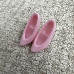 Vintage 1990's Barbie‎ Doll shoes LIGHT PINK PUMPS HEELS replacement
